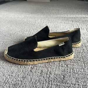 Black Soludos Espadrilles W8.5